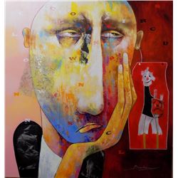 BERBERYAN - Acrylic and Mixed Media on Canvas "Distractions"