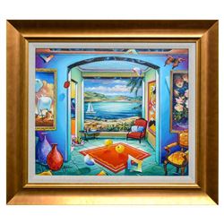 Alexander Astahov- Original Oil on Canvas "By The Ocean"