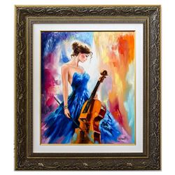 Taras Sidan- Original Oil on Canvas "First Lesson"