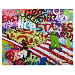 Nastya Rovenskaya- Mixed Media "About To Drive"