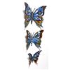 Image 2 : Patricia Govezensky- Original Painting on Cutout Steel (Set of 3) "Set of 3 Butterflies"