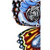 Image 3 : Patricia Govezensky- Original Painting on Cutout Steel (Set of 3) "Set of 3 Butterflies"