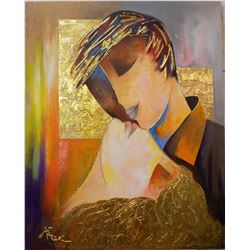 ARBE- Acrylic and Mixed Media on Canvas "Adore You"