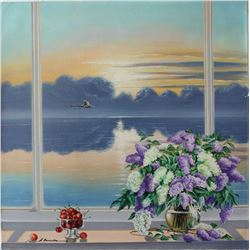 Alexander Borewko- Original Oil on Canvas "Ocean View"
