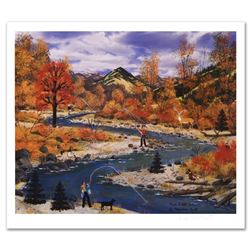 "Trail Creek Autumn" Limited Edition Lithograph by Jane Wooster Scott, Numbered and Hand Signed with