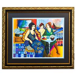 Patricia Govezensky- Original Watercolor "Afternoon Tea Party"