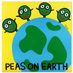 "Peas on Earth" Limited Edition Lithograph by Todd Goldman, Numbered and Hand Signed with Certificat