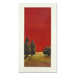 Mindeli, "Jour D'ete V" Original Mixed Media Painting, Hand Signed with Letter of Authenticity.