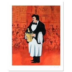 Guy Buffet, "Grand Cafe" Limited Edition Serigraph; Numbered and Hand Signed with Certificate of Aut