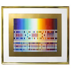 Yaacov Agam- Serigraph "Integrated Rainbow"