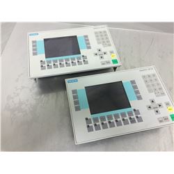 (2) Siemens 6AV3627-1LK00-1AX0 Operator Panel OP27 Color