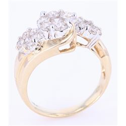 2.50 ct. Diamond 14K Ring c1940's VVS1-VS2 Clarity