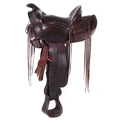 1937 Gillette Round Up Newberry Alliance Saddle