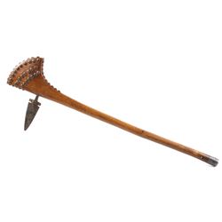 Northern Plains Gunstock Spontoon War Club c1900-