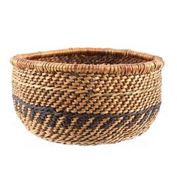 Yoruk Indian Woven Basket c. 1950's