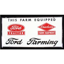 Ford Tractor & Dearborn Farm Equipment Tin Sign