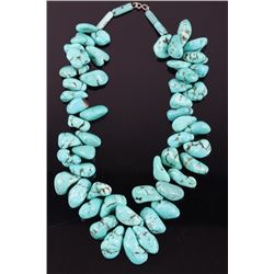 Navajo Sleeping Beauty Turquoise Gemstone Necklace
