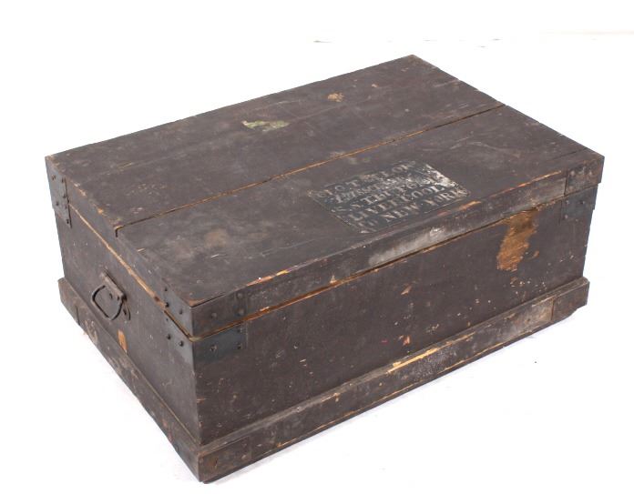 Geo Taylor Passenger Box for S.S. Teutonic C. 1889