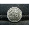 Image 1 : 1853 Arrows Seated Half Dime AU/BU Scarce