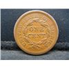 Image 2 : 1855 Large Cent AU Knob on Ear  Scarce