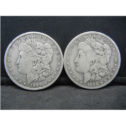 1888 O+90 O Morgan Dollars