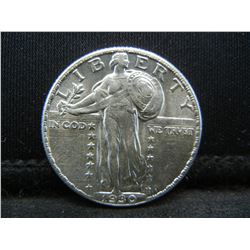 1930 Standing Liberty Quarter BU Blast White