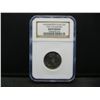 Image 4 : Mint Error Clad Quarter Blank Planchet NGC With COA