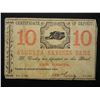 Image 1 : 1861 Augusta Savings Bank 10 Cents Payable in Current or Confederate Notes Neat!!