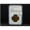 Image 1 : 1857 Large Cent Small Date NGC AU50