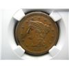 Image 2 : 1857 Large Cent Small Date NGC AU50