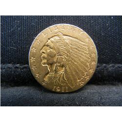 1911 $2.50 Gold Indian