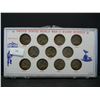 Image 1 : Complete Set Silver War  Nickels in Plastic Holder
