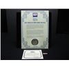 Image 1 : 1924  Peace Dollar With Historical Details in Neat Pkg Stamp is Ripped