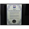 Image 2 : 1924  Peace Dollar With Historical Details in Neat Pkg Stamp is Ripped