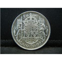 1953 Canada Half Dollar Higher Grade
