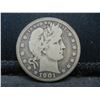Image 1 : 1901 O Barber Quarter VG Key Date