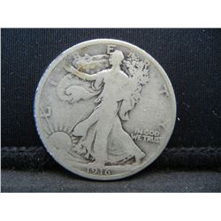 1916 Walking Liberty Half Dollar Key Date