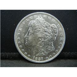 1887 O Morgan Dollar AU/BU Better Date