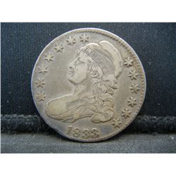 1833 Bust Half Dollar  Nice Original Color