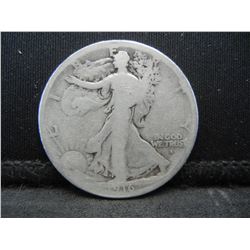 1916 S Walking Liberty Half Dollar