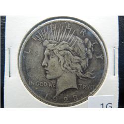 1923 Silver Peace Dollar- 90% Silver