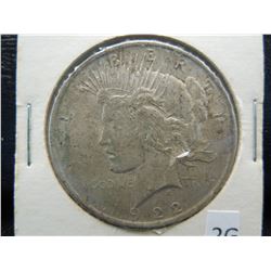 1922 Silver Peace Dollar- 90% Silver