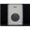 Image 1 : 1951 Franklin Half Dollar - 90% Silver- HIGH GRADE