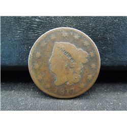 1817- Early Date US Large cent - Rare in this condition