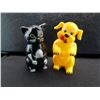 Image 1 : Vintage F&F Molds Dog and Cat Salt Shakers