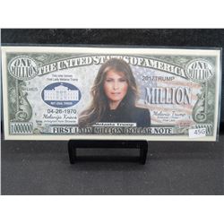 Melania Trump First Lady Novelty Note