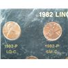 Image 2 : 1982 (7) Types of Lincoln Cents