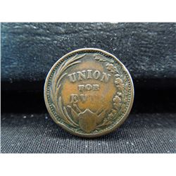 1863 Civil War Token "Union For Ever"