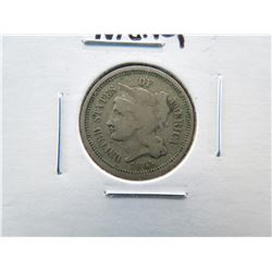 1865 3 Cent Nickel