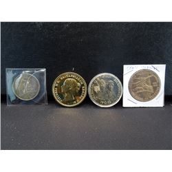 Copy Of Victoria of Britain Coin, 1973 American Revolution Bicentennial Medal, 1978 Calgary Stampede
